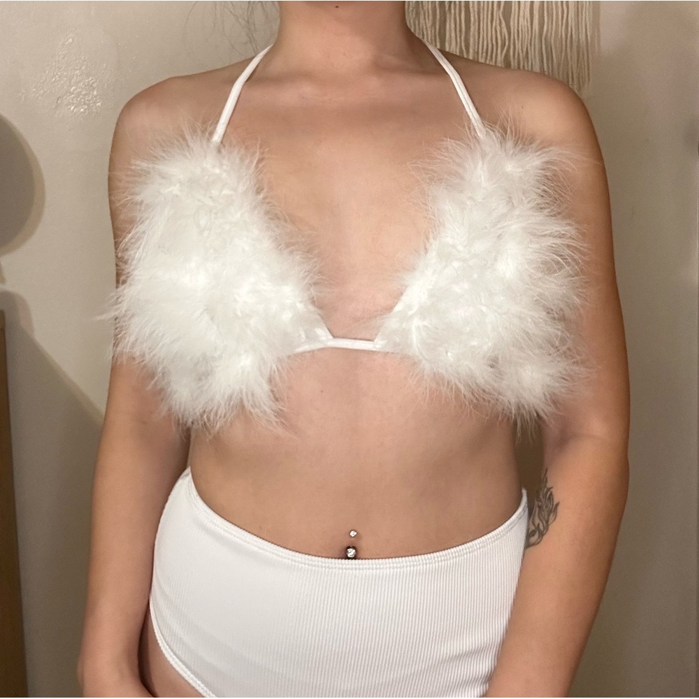 White Feather Top